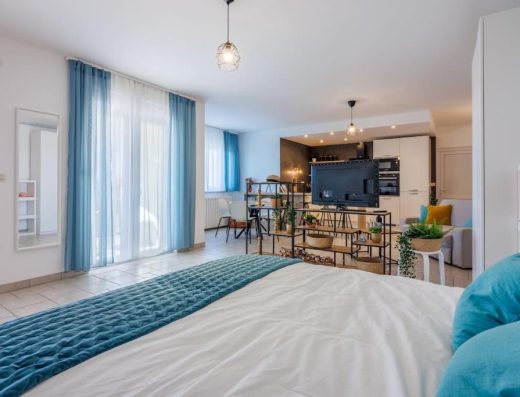 Luxe Blue Apartment